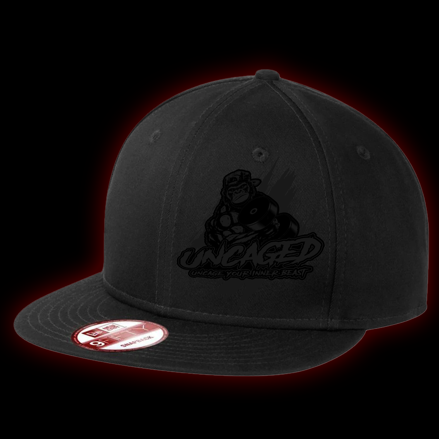 Uncaged Logo Snapback Flatbill Hat